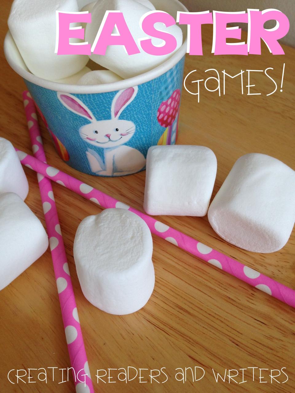 Fun and simple Easter "MinutetoWinIt" Games for the Classroom great with family and