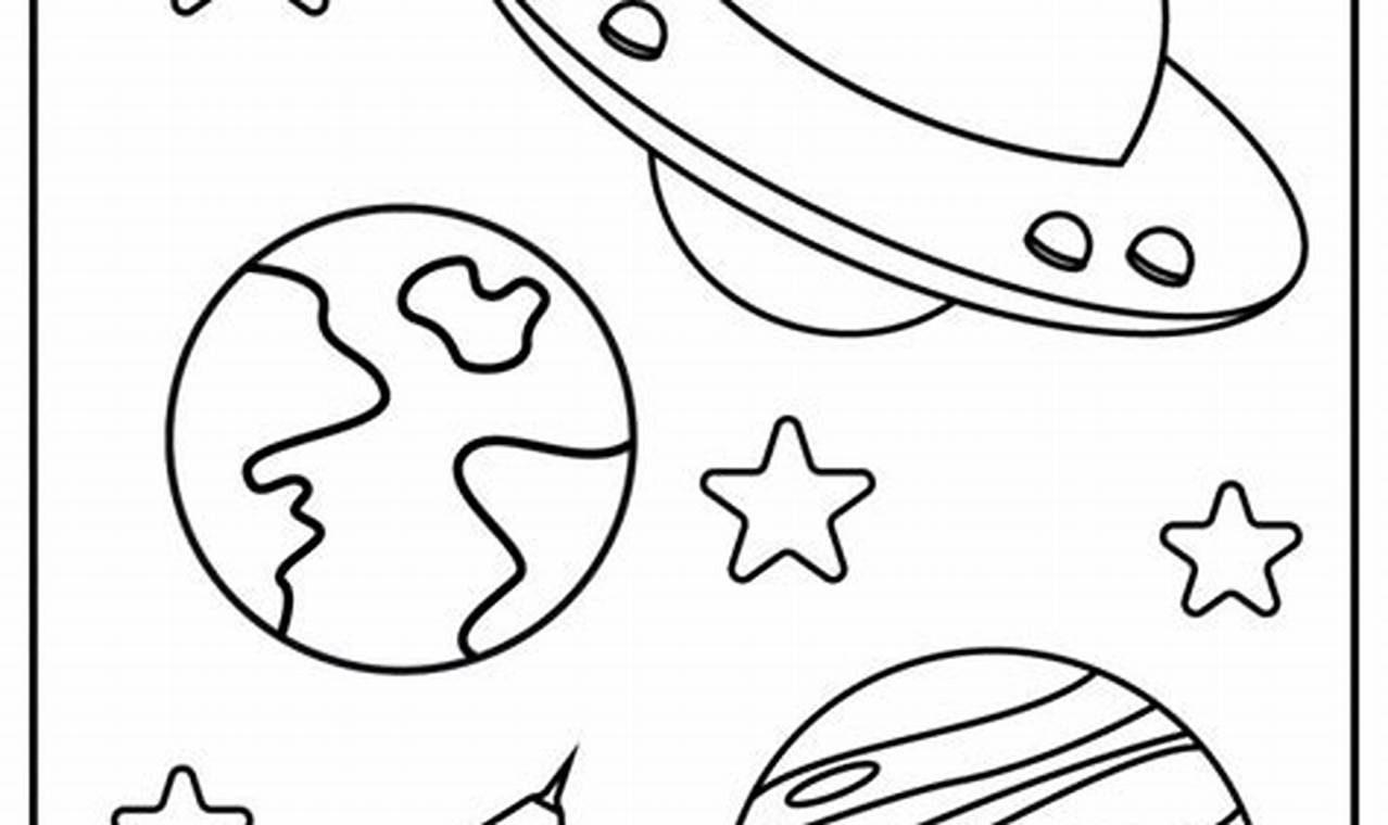 Outer Space Coloring Pages