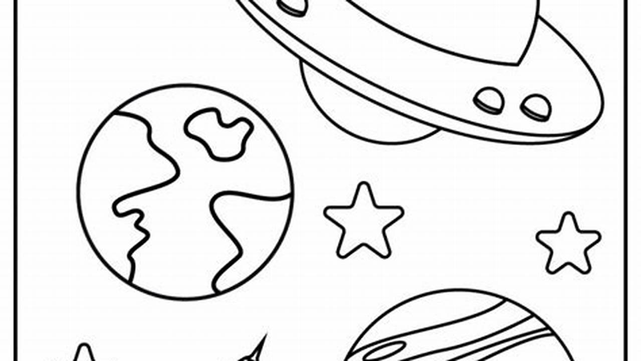 Outer Space Coloring Pages