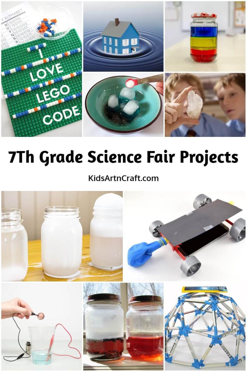 7th Grade Science Fair Projects Kids Art & Craft