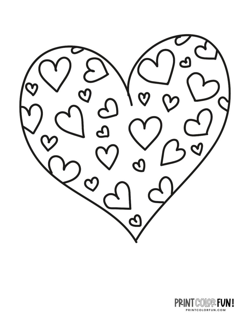 Coloring Page Heart Kids at tanlexieblog Blog