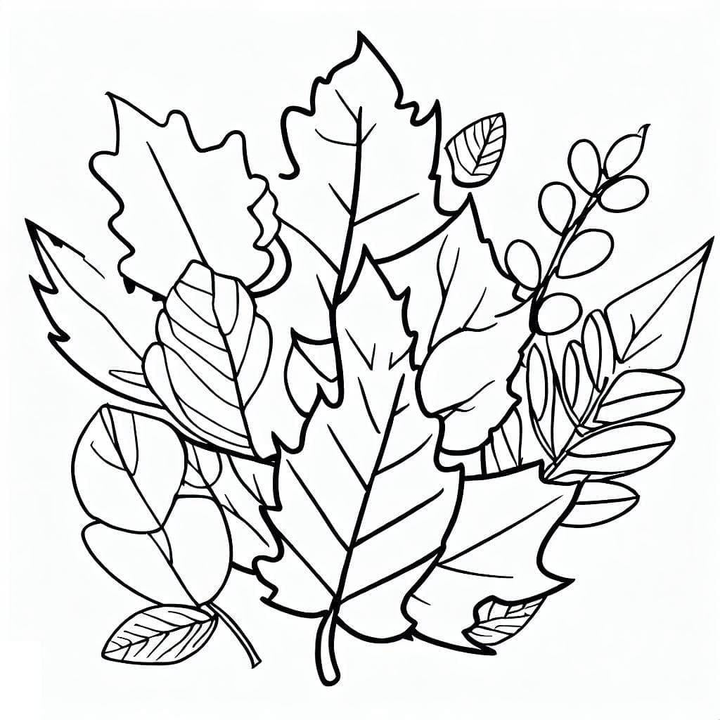 Fall Leaves Printable Coloring Pages at tannikoblog Blog